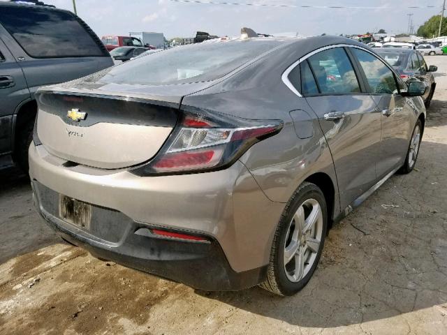 1G1RA6S55HU132703 - 2017 CHEVROLET VOLT LT GRAY photo 4