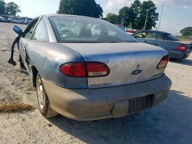 1G1JC1243V7168918 - 1997 CHEVROLET CAVALIER B BLUE photo 3