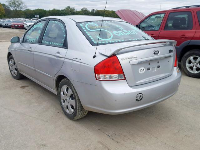 KNAFE121575463673 - 2007 KIA SPECTRA EX SILVER photo 3