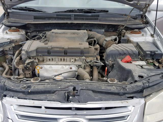 KNAFE121575463673 - 2007 KIA SPECTRA EX SILVER photo 7