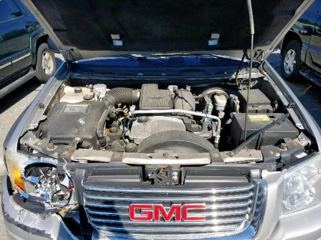 1GKDT13S372199169 - 2007 GMC ENVOY SILVER photo 7