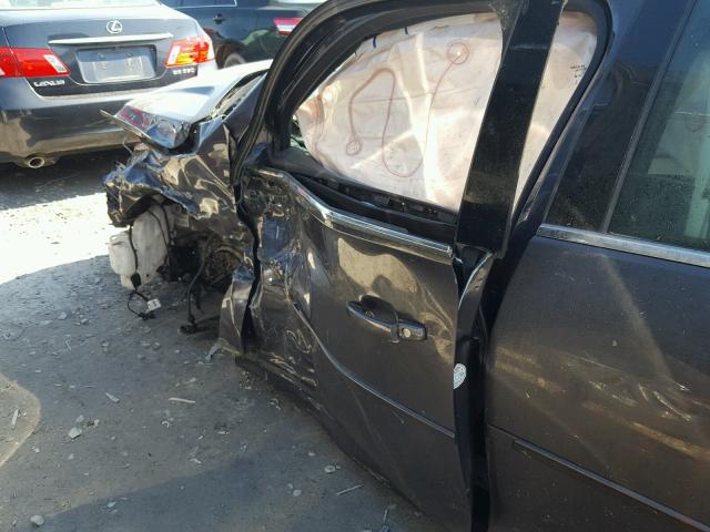 1G11D5SR9DF346304 - 2013 CHEVROLET MALIBU 1LT BLACK photo 10