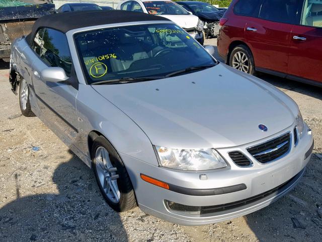 YS3FD79Y876101576 - 2007 SAAB 9-3 2.0T SILVER photo 1