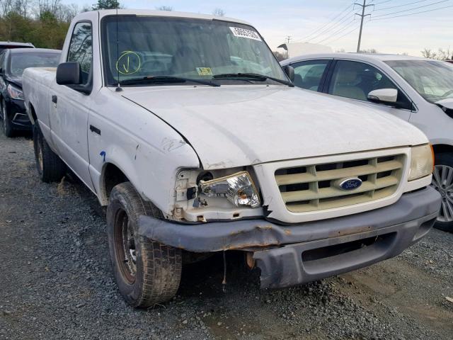 1FTYR10D93PB05584 - 2003 FORD RANGER WHITE photo 1