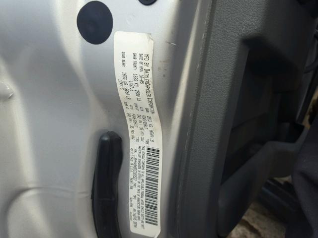 1J8HH48N86C203527 - 2006 JEEP COMMANDER SILVER photo 10