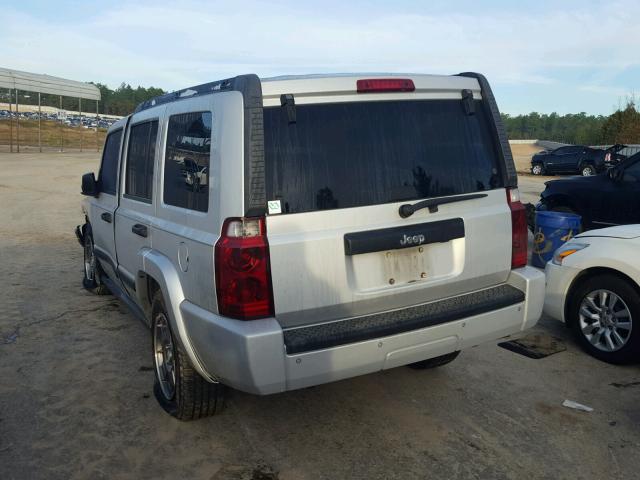 1J8HH48N86C203527 - 2006 JEEP COMMANDER SILVER photo 3