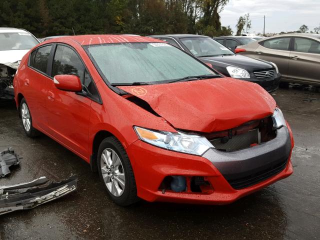 JHMZE2H73DS002212 - 2013 HONDA INSIGHT EX RED photo 1