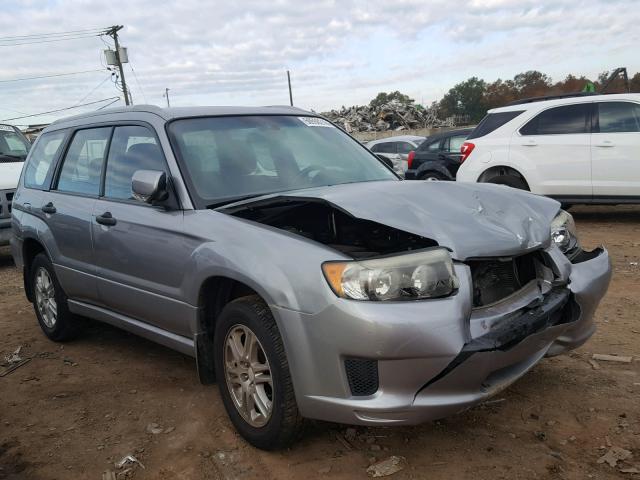 JF1SG66678H724726 - 2008 SUBARU FORESTER S Gümüş foto 1