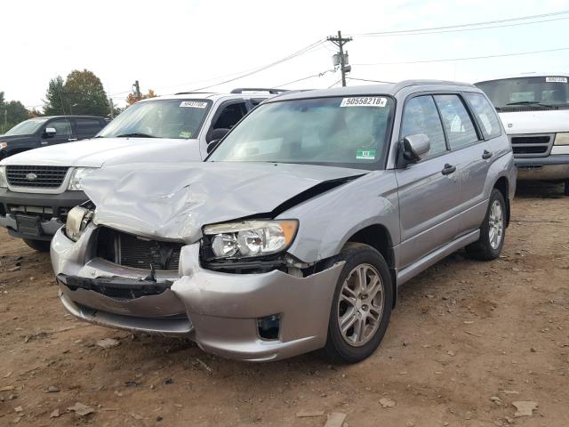 JF1SG66678H724726 - 2008 SUBARU FORESTER S Gümüş foto 2