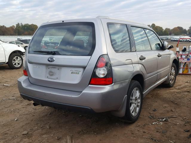 JF1SG66678H724726 - 2008 SUBARU FORESTER S Gümüş foto 4