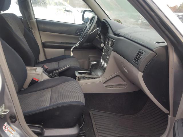 JF1SG66678H724726 - 2008 SUBARU FORESTER S Gümüş foto 5