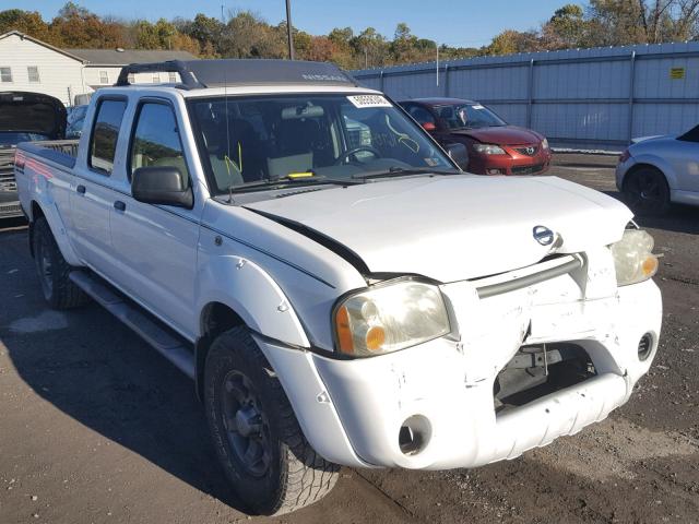 1N6ED29YX4C447502 - 2004 NISSAN FRONTIER C WHITE photo 1