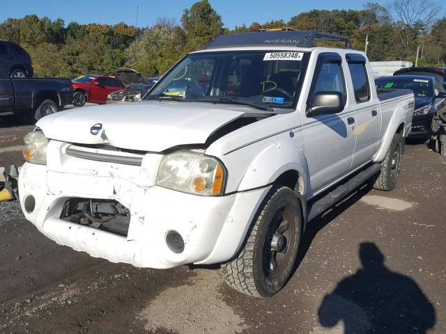 1N6ED29YX4C447502 - 2004 NISSAN FRONTIER C WHITE photo 2