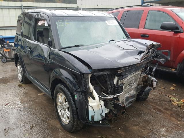 5J6YH27728L011225 - 2008 HONDA ELEMENT EX BLACK photo 1