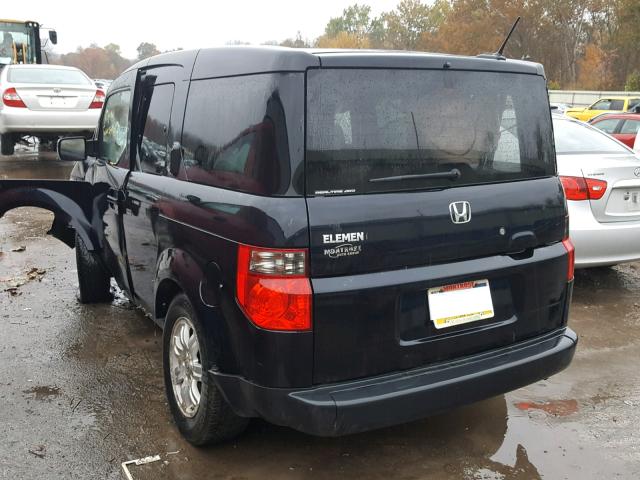 5J6YH27728L011225 - 2008 HONDA ELEMENT EX BLACK photo 3