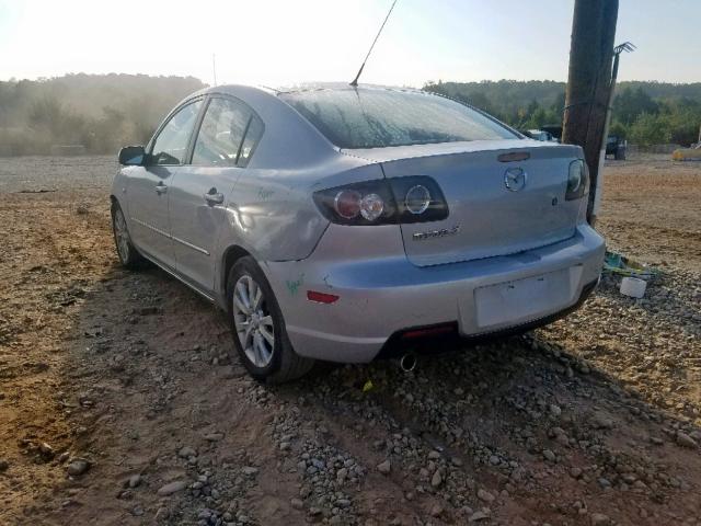 JM1BK32F871648843 - 2007 MAZDA 3 I SILVER photo 3