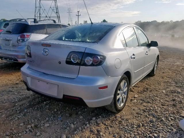 JM1BK32F871648843 - 2007 MAZDA 3 I SILVER photo 4