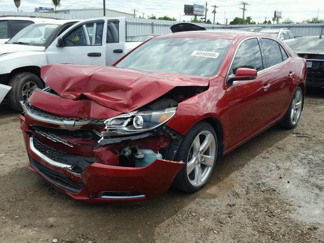 1G11J5SX4EF171047 - 2014 CHEVROLET MALIBU LTZ RED photo 2