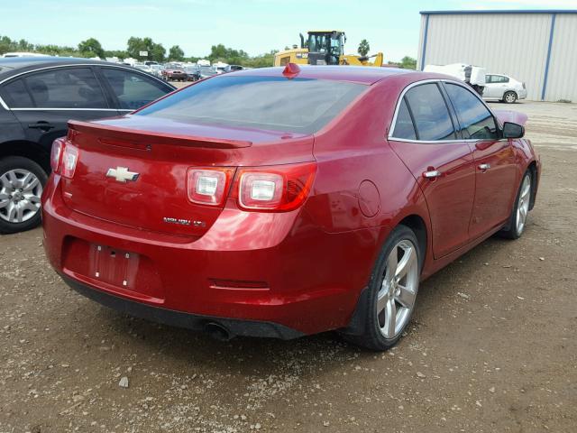 1G11J5SX4EF171047 - 2014 CHEVROLET MALIBU LTZ RED photo 4