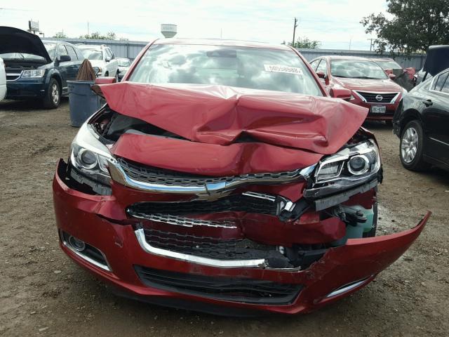 1G11J5SX4EF171047 - 2014 CHEVROLET MALIBU LTZ RED photo 9