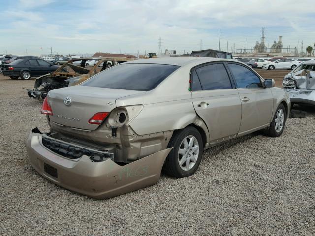 4T1BK36B47U187867 - 2007 TOYOTA AVALON XL BEIGE photo 4