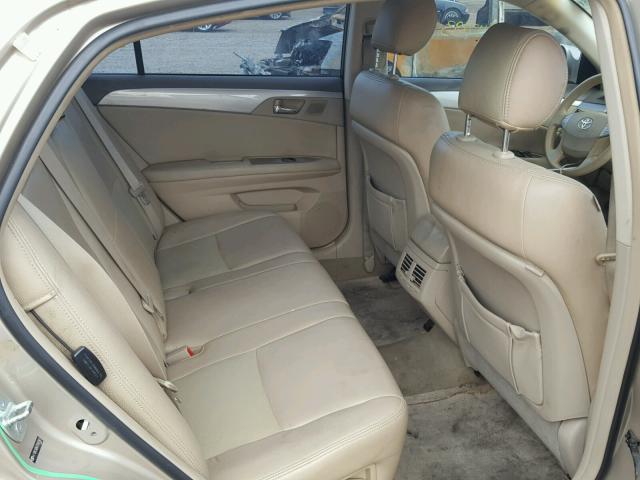 4T1BK36B47U187867 - 2007 TOYOTA AVALON XL BEIGE photo 6