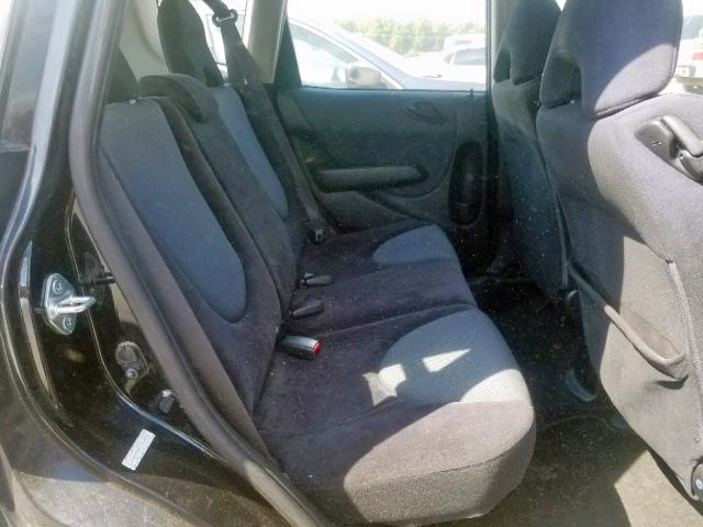 JHMGD38677S018635 - 2007 HONDA FIT S 黑色 照片 6