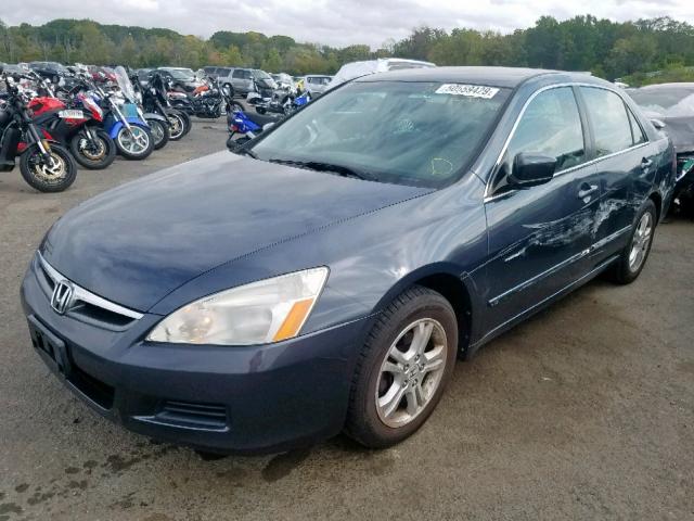 1HGCM56397A152106 - 2007 HONDA ACCORD SE GRAY photo 2