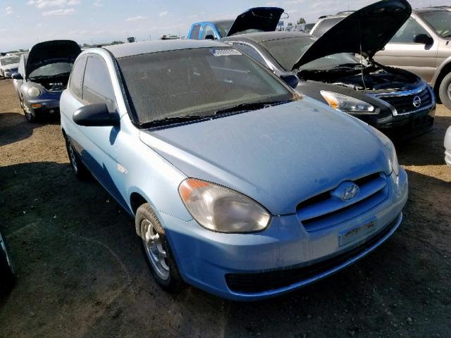 KMHCM36C38U092404 - 2008 HYUNDAI ACCENT GS BLUE photo 1