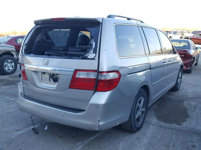 5FNRL38817B023373 - 2007 HONDA ODYSSEY TO SILVER photo 4