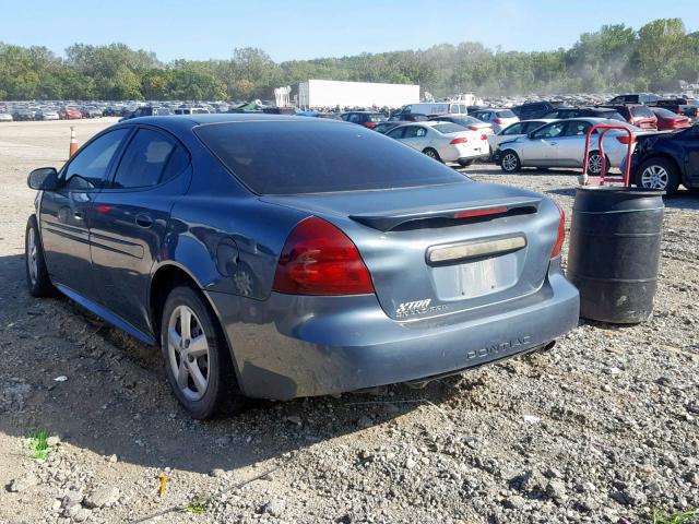 2G2WP552771163518 - 2007 PONTIAC GRAND PRIX BLUE photo 3