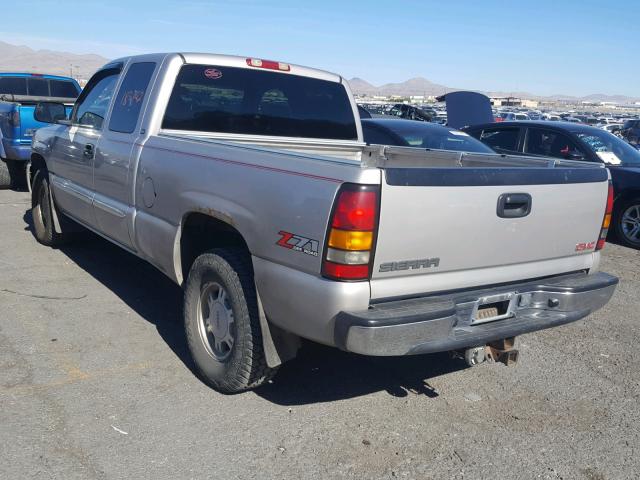 2GTEK19T641247892 - 2004 GMC NEW SIERRA BLACK photo 3