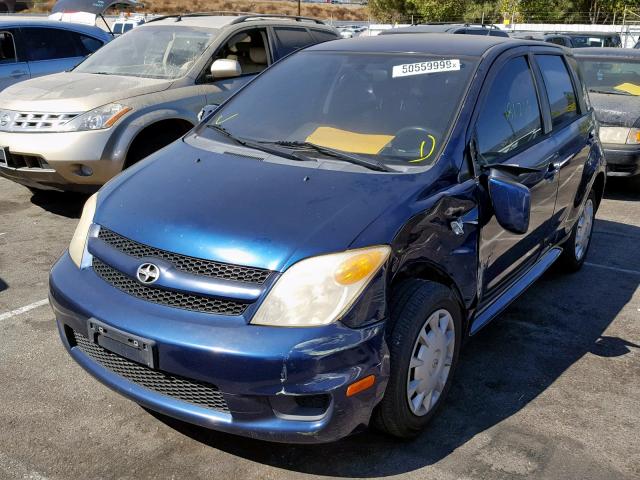 JTKKT624460136118 - 2006 TOYOTA SCION XA BLUE photo 2