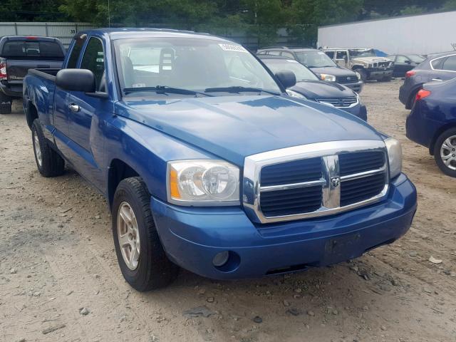 1D7HW42K06S603542 - 2006 DODGE DAKOTA SLT BLUE photo 1