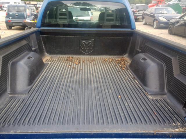 1D7HW42K06S603542 - 2006 DODGE DAKOTA SLT BLUE photo 6