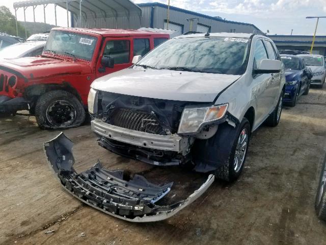 2FMDK48C47BB41286 - 2007 FORD EDGE SEL WHITE photo 2