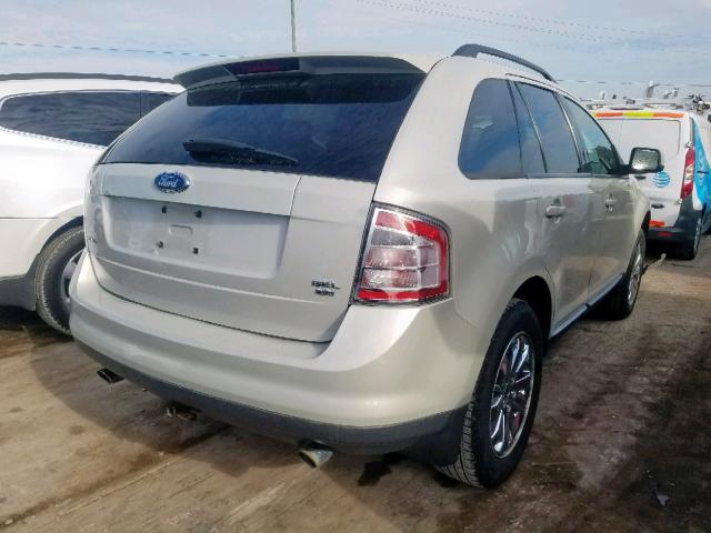 2FMDK48C47BB41286 - 2007 FORD EDGE SEL WHITE photo 4