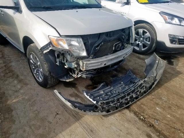 2FMDK48C47BB41286 - 2007 FORD EDGE SEL WHITE photo 9