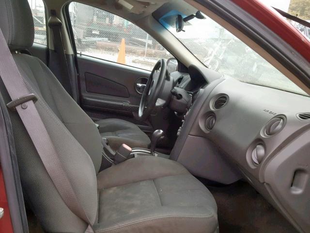 2G2WP522151126420 - 2005 PONTIAC GRAND PRIX BURGUNDY photo 5