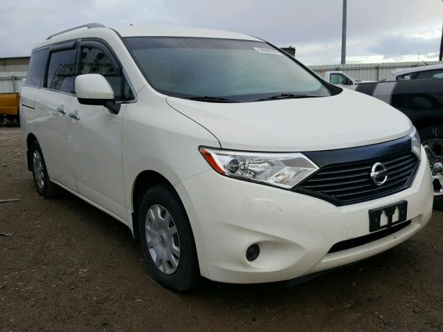 JN8AE2KPXF9121672 - 2015 NISSAN QUEST S WHITE photo 1