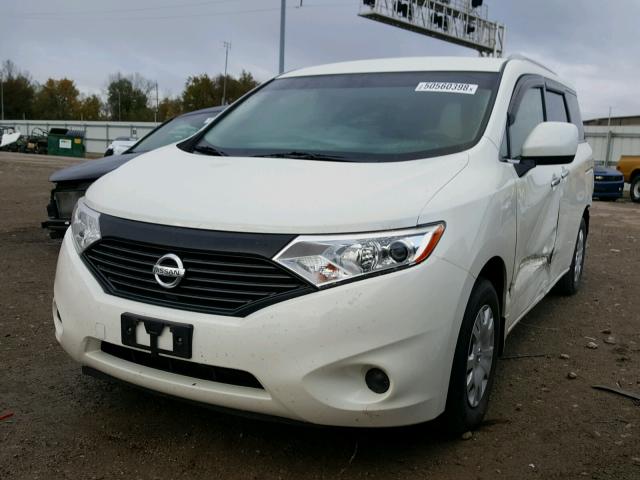 JN8AE2KPXF9121672 - 2015 NISSAN QUEST S WHITE photo 2