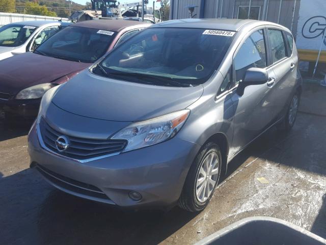 3N1CE2CP0EL350535 - 2014 NISSAN VERSA NOTE GRAY photo 2