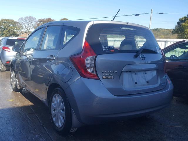 3N1CE2CP0EL350535 - 2014 NISSAN VERSA NOTE GRAY photo 3