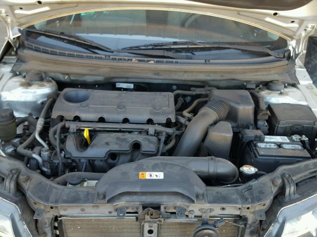 KNAFU4A22D5726759 - 2013 KIA FORTE EX SILVER photo 7