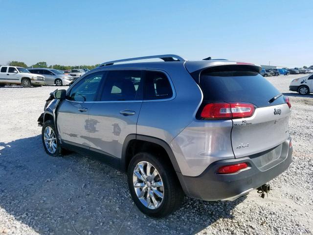 1C4PJMDS5HW646142 - 2017 JEEP CHEROKEE L SILVER photo 3