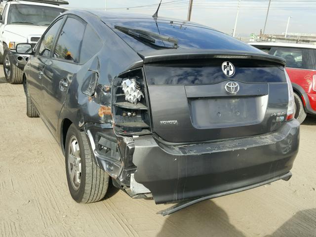 JTDKB20U263182650 - 2006 TOYOTA PRIUS GRAY photo 3