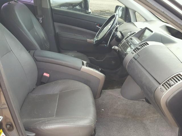 JTDKB20U263182650 - 2006 TOYOTA PRIUS GRAY photo 5