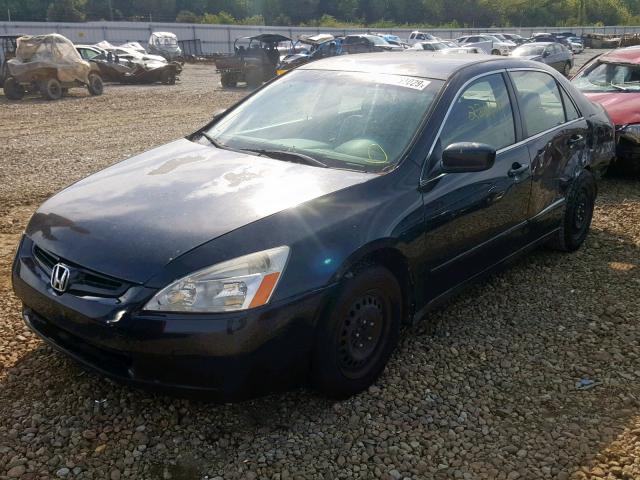 1HGCM56324A111845 - 2004 HONDA ACCORD LX BLACK photo 2