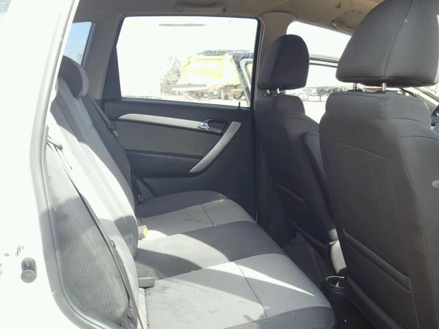 KL1TD6DE7BB158554 - 2011 CHEVROLET AVEO LS WHITE photo 6