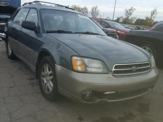 4S3BH665527616620 - 2002 SUBARU LEGACY OUT GREEN photo 1